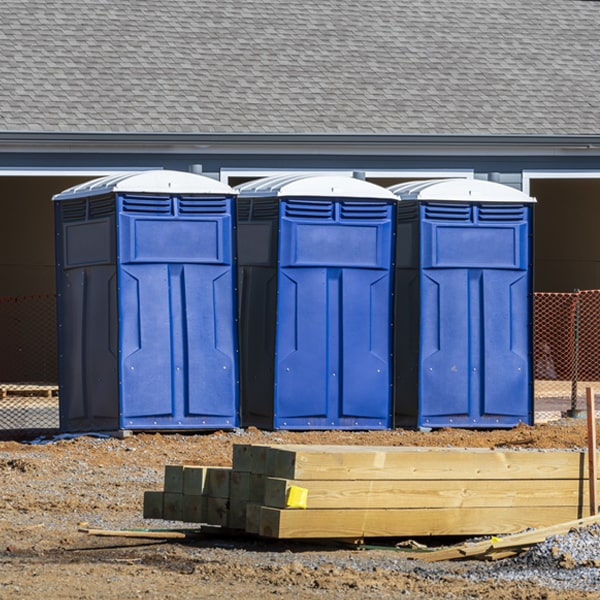 do you offer hand sanitizer dispensers inside the porta potties in Otisfield Maine